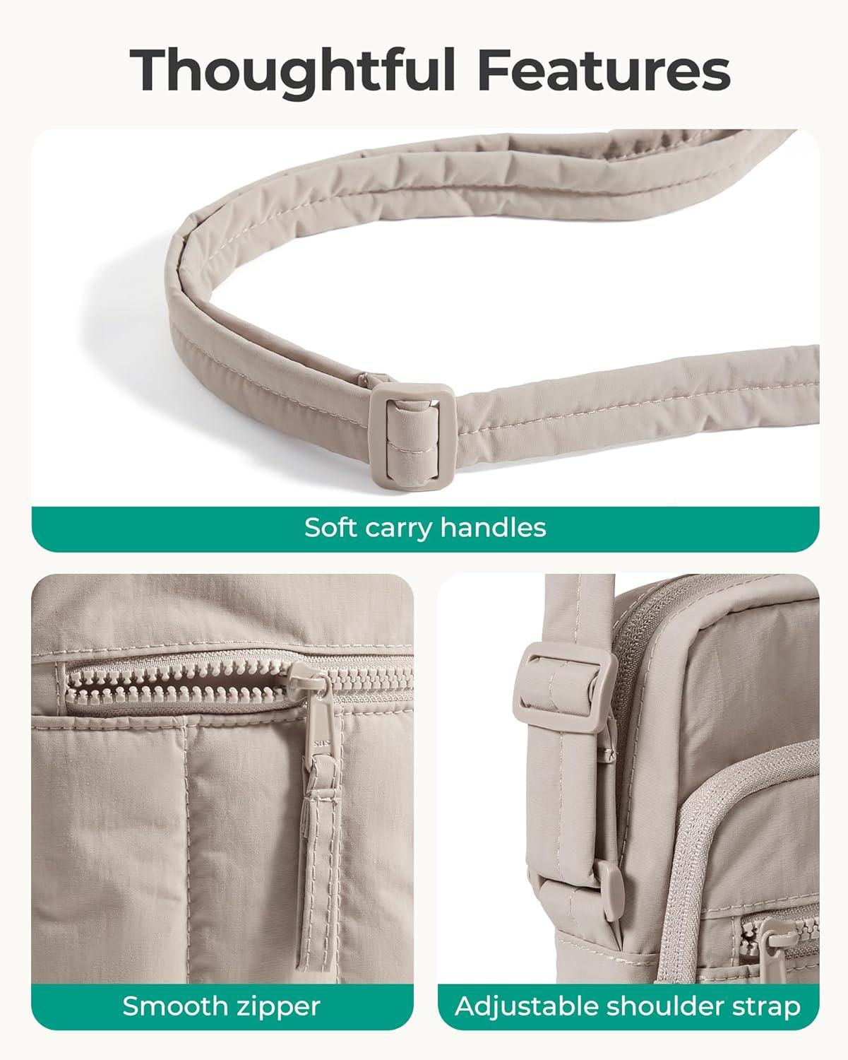 imageBAGSMART Small Crossbody Bags for Women Mini Cell Phone Cross body Purses Travel Wallet with RFID Blocking Card Slots