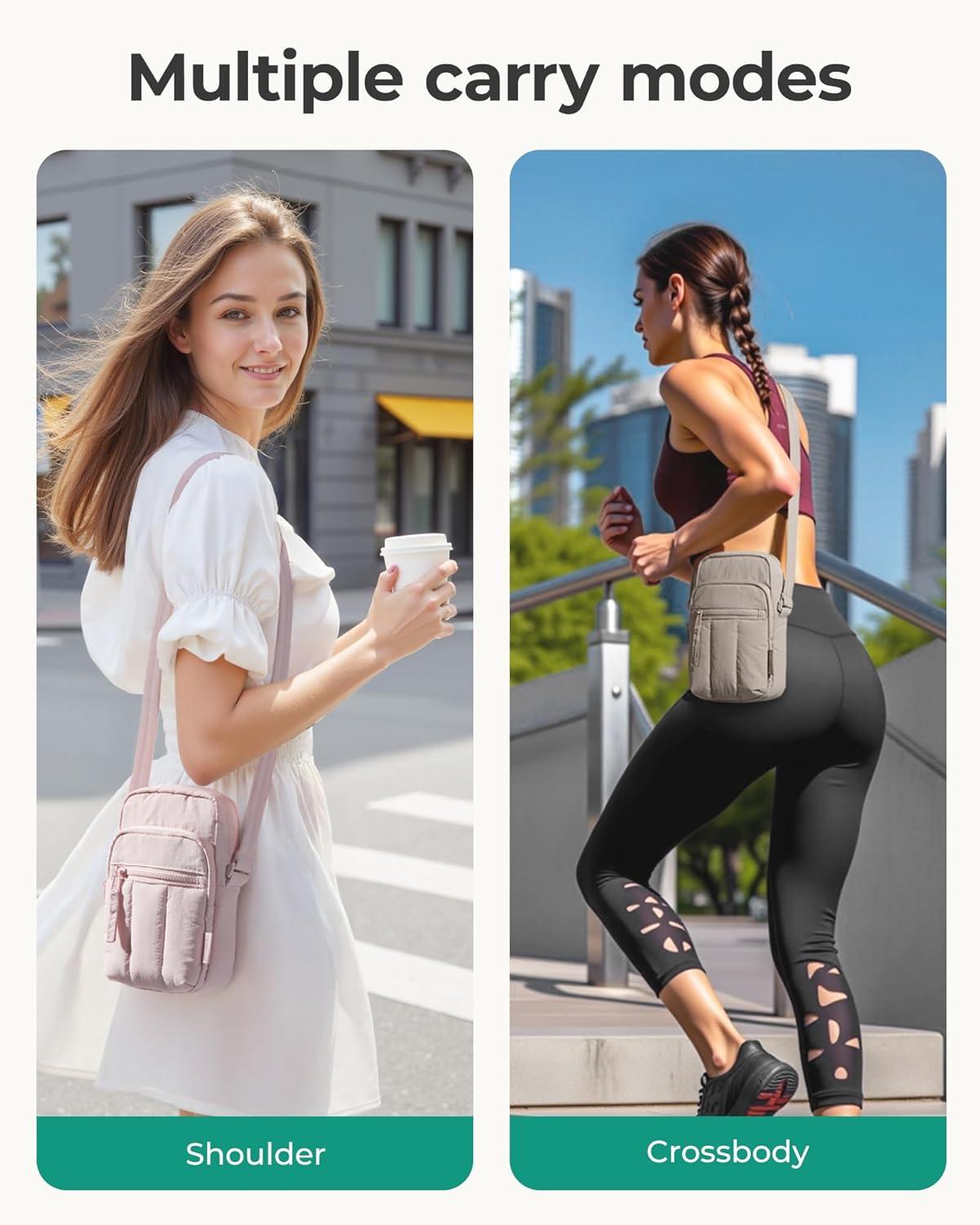 imageBAGSMART Small Crossbody Bags for Women Mini Cell Phone Cross body Purses Travel Wallet with RFID Blocking Card Slots