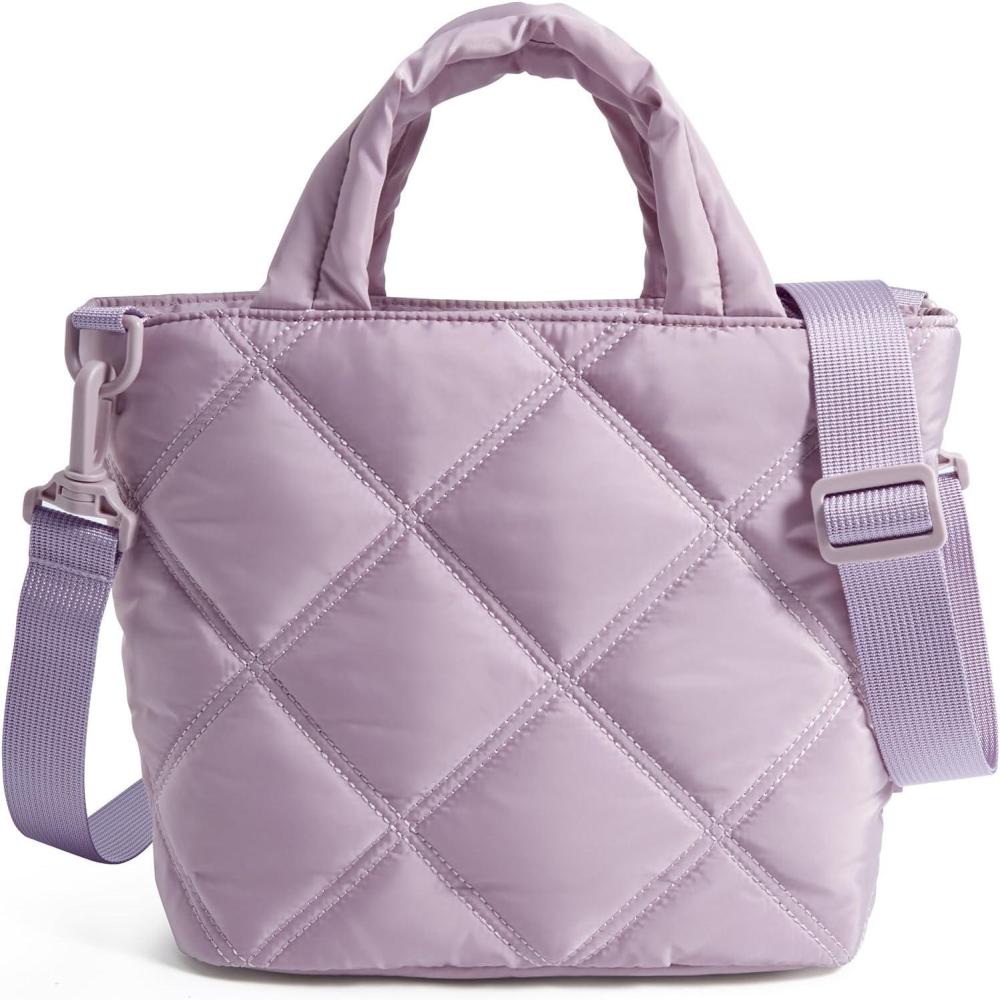 imageBAGSMART Crossbody Bags for Women Small Crossbody Bag Cross Body Purse Mini Tote Travel Purse Shoulder Handbags WalletMist Purple