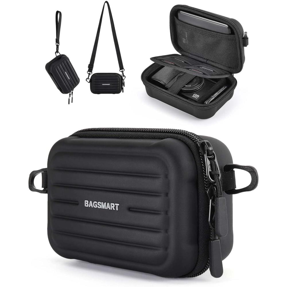 imageBAGSMART Digital Camera Case Lightweight Kids Camera Case Compatible with GoopowMgaoloCIMELRSeckton Kids Camera Toys and Children Digital Video Camera Best Christmas and Birthday Gifts BlueBlack
