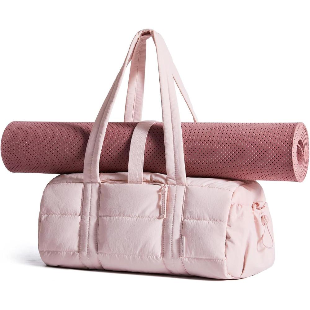 imageBAGSMART Reiki Mini Gym Bag for Women Small Dance Bag Mini Crossbody Bags for Women with Detachable Strap 5L Shoulder Bag98 59 59 inches Black15LCandy Pink