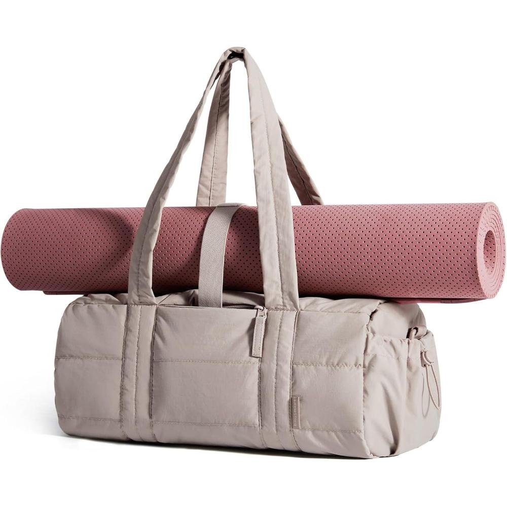 imageBAGSMART Reiki Mini Gym Bag for Women Small Dance Bag Mini Crossbody Bags for Women with Detachable Strap 5L Shoulder Bag98 59 59 inches Black15LSand Brown