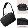 BAGSMART Bag for DSLR Camera, Waterproof Crossbody Camera Case with Padded Shoulder Strap, Anti-Theft Shoulder Bag, Black(Black)