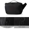 BAGSMART Bag for DSLR Camera, Waterproof Crossbody Camera Case with Padded Shoulder Strap, Anti-Theft Shoulder Bag, Black(Black)