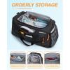 BAGSMART Gym Bag for Men, 31L Sports Travel Duffle Bag With Shoe Compartment, Waterproof Gym Duffel Bag for Men Travel, Carry On Weekender Workout Bag, Black