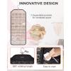 BAGSMART Hanging Jewelry Organizer, Jewelry Holder Organizer Accessories Organizer, 68 Pocket Earring Organizer Organizer for Wall Holding Jewelries,Large Black 1 Piece