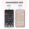 BAGSMART Hanging Jewelry Organizer, Travel Jewelry Holder with 56 Zipper Pockets for Closet or Wall, Large Jewelry Storage, Black