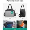 BAGSMART Small Gym Bag for Women, 23L Carry on Travel Duffel Bag, Water-resistant Weekender with Shoe Compartment, Classic