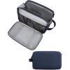 BAGSMART Toiletry Bag for Men, Travel Toiletry Organizer Dopp Kit Water-resistant Shaving Bag for Toiletries Accessories, Door Room Essentials,Black-large(Navy Blue)