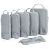 BAGSMART 6 Set /4 Set/2 Set Compression Packing Cubes for Travel, Lightweight Luggage Organizer Bags, Durable Space Saver Bags Travel Essentials(Camouflage Grey)