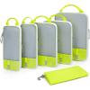 BAGSMART 6 Set /4 Set/2 Set Compression Packing Cubes for Travel, Lightweight Luggage Organizer Bags, Durable Space Saver Bags Travel Essentials(Highlight Yellow)