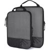 BAGSMART 6 Set /4 Set/2 Set Compression Packing Cubes for Travel, Lightweight Luggage Organizer Bags, Durable Space Saver Bags Travel Essentials(Jet Black)