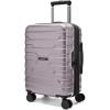 BAGSMART Carry On Luggage 22x14x9 Airline Approved with Spinner Wheels,Lightweight 20 Inch Luggage with TSA Lock,Expandable Hard Shell Carry On Suitcases for Men Women,Royal Blue(Rose Purple)