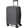 BAGSMART Carry On Luggage 22x14x9 Airline Approved with Spinner Wheels,Lightweight 20 Inch Luggage with TSA Lock,Expandable Hard Shell Carry On Suitcases for Men Women,Royal Blue(Gray)