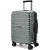 BAGSMART Carry On Luggage 22x14x9 Airline Approved with Spinner Wheels,Lightweight 20 Inch Luggage with TSA Lock,Expandable Hard Shell Carry On Suitcases for Men Women,Royal Blue(Olive)