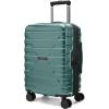 BAGSMART Carry On Luggage 22x14x9 Airline Approved with Spinner Wheels,Lightweight 20 Inch Luggage with TSA Lock,Expandable Hard Shell Carry On Suitcases for Men Women,Royal Blue(Pine Green)