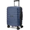 BAGSMART Carry On Luggage 22x14x9 Airline Approved with Spinner Wheels,Lightweight 20 Inch Luggage with TSA Lock,Expandable Hard Shell Carry On Suitcases for Men Women,Royal Blue(Dark Blue)