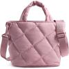 BAGSMART Crossbody Bags for Women, Small Crossbody Bag Cross Body Purse Mini Tote Travel Purse Shoulder Handbags Wallet(Pink)