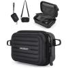 BAGSMART Digital Camera Case, Lightweight Kids Camera Case Compatible with Goopow/Mgaolo/CIMELR/Seckton Kids Camera Toys and Children Digital Video Camera, Best Christmas and Birthday Gifts – Blue(Black)