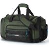 BAGSMART Gym Bag for Men & Women, Sports Travel Duffel Bag Carry-on Bag, Lightweight Weekend Overnight Bag with Shoe Compartment & Wet Pocket, Water-resistant Workout Duffle Bag for Travel Gym -Black(Green)