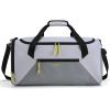 BAGSMART Gym Bag for Women Men, 36L Small Sports Bag With Shoe Bag, Lightweight Weekender Carry On Duffel Bag, Water Resistant Workout Duffel Bags for Traveling – Gray