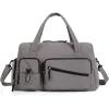 BAGSMART Gym Bag with Shoe Compartment – 29L Personal Travel Duffle Bag for Women & Men – Weekender Overnight Carry On Bag