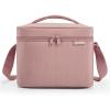 BAGSMART Lunch Box for Women Insulated Lunch Bag Cute Puffer Lunch Tote Bags Lightweight Quilted Reusable Cooler for Work School Picnic or Travel, Dusky Pink(Dusky pink)