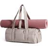 BAGSMART Reiki Mini Gym Bag for Women, Small Dance Bag, Mini Crossbody Bags for Women with Detachable Strap, 5L Shoulder Bag(9.8 * 5.9 * 5.9 inches), Black(15L-Sand Brown)