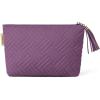BAGSMART Small Cosmetic Bag, Elegant Roomy Makeup Bags,lipstick pouch,Zipper Pouch,Great Gifts for Women,Travel Waterproof Toiletry Bag Accessories Organizer Gifts (Pink-1 pcs)(03-Purple-1 pcs)