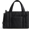 BAGSMART Small Tote Bag for Women, Crossbody Bag with Zipper, Crush Bow Purses for Travel Work College(Classic)