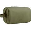 BAGSMART Toiletry Bag for Men, Travel Toiletry Organizer Dopp Kit Water-resistant Shaving Bag for Toiletries Accessories, Door Room Essentials,Black-large(Green)