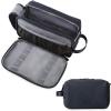 BAGSMART Toiletry Bag for Men, Travel Toiletry Organizer Dopp Kit Water-resistant Shaving Bag for Toiletries Accessories, Door Room Essentials,Black-large(Navy Blue)