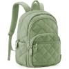 imageBAGSMAT Womens Backpack Travel Laptop Backpack for Women Quilted College Laptop Bookbag Work Back Pack for Women Cute Computer WaterResistant Casual Daypack Puffer Black14green