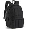 BAGSMAT Womens Backpack Travel Laptop Backpack for Women, Quilted College Laptop Bookbag, Work Back Pack for Women, Cute Computer Water-Resistant Casual Daypack, Puffer Black(01-black)