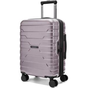 BAGSMART Carry On Luggage 22x14x9 Airline Approved with Spinner Wheels,Lightweight 20 Inch Luggage with TSA Lock,Expandable Hard Shell Carry On Suitcases for Men Women,Royal Blue(Rose Purple)