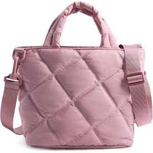 BAGSMART Crossbody Bags for Women, Small Crossbody Bag Cross Body Purse Mini Tote Travel Purse Shoulder Handbags Wallet(Pink)