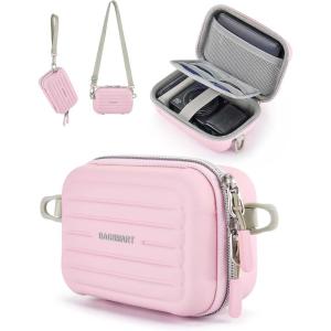 BAGSMART Digital Camera Case, Lightweight Kids Camera Case Compatible with Goopow/Mgaolo/CIMELR/Seckton Kids Camera Toys and Children Digital Video Camera, Best Christmas and Birthday Gifts – Blue(Baby Pink)