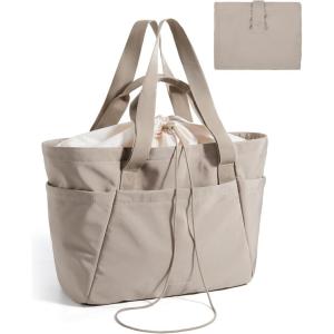 BAGSMART Reusable Grocery Bags, Large Beach Bag, Foldable Tote for Shopping Moving Holiday Travel Packing