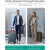 BAGSMART Expandable Carry On Luggage 22x14x9 Airline Approved, Carry-On Suitcase with Spinner Wheels, Hardside Polycarbonate Rolling Travel Luggage with TSA Lock 20-Inch, Blue(Royal Blue)