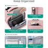 BAGSMART Underseat Carry on Luggage with Wheels, Soft Small Travel Luggage with PVC Wet/Dry Pockets, Lightweight Soft Personal Item Suitcase for Short Trip,Camer(Sakura Pink)