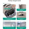 BAGSMART Underseat Carry on Luggage with Wheels, Soft Small Travel Luggage with PVC Wet/Dry Pockets, Lightweight Soft Personal Item Suitcase for Short Trip,Camer(Camel)
