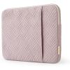 BAGSMART Laptop Sleeve Bag Compatible with MacBook Air/Pro, 13-13.3 inch Notebook, Compatible with MacBook Pro 14 Inch, MacBook Air M2 Sleeve 13 Inch, Repellent Protective Case with Pocket, Pink(Baby Pink)