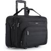 BAGSMART Rolling Laptop Bag, Wheeled Briefcase Fits 17.3 Inch Laptop, Overnight Roller Case with TSA Lock, Computer Bag for Travel/Men/Women, Black