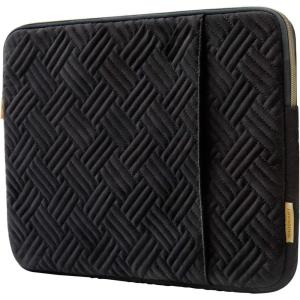 BAGSMART Laptop Sleeve Bag Compatible with MacBook Air/Pro, 13-13.3 inch Notebook, Compatible with MacBook Pro 14 Inch, MacBook Air M2 Sleeve 13 Inch, Repellent Protective Case with Pocket, Pink(Black)
