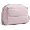 BAGSMART Elegant Roomy Makeup Bags (Initial-K-Pink)(02-Baby Pink)
