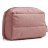 BAGSMART Elegant Roomy Makeup Bags (Initial-K-Pink)(02-Nude Pink)