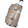 BAGSMART 70L Rolling Duffle Bag with Wheels, Large Travel Duffel Luggage Bag for Men, Water Repellent Heavy Duty for Travel Camp, Olive Green(Camel)
