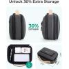 BAGSMART Electronics Organizer Travel Case, Cord Organizer Travel Cable Bag for Tech Accessories(Gray)