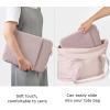 BAGSMART Laptop Sleeve, 15.6 Inch, Shockproof, Water Repellent, Compatible with HP, Dell, Lenovo, Acer, Asus Notebook, MacBook Pro 16 Inch, Carrying Case with Pocket, Black(Beige)