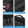 BAGSMART Compression Packing Cubes for Travel, 6 Set Packing Cubes for Carry on Suitcases, Compression Travel Cubes & Suitcase Organizer for Packing with Shoe Bag Sky Blue(04-Black)